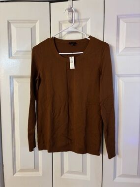 Talbots Brown Crewneck Sweater